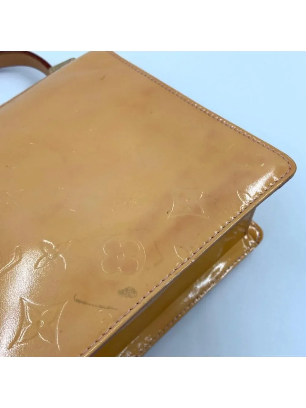 Louis Vuitton Monogram Vernis Spring Street Tote Yellow Delivery As